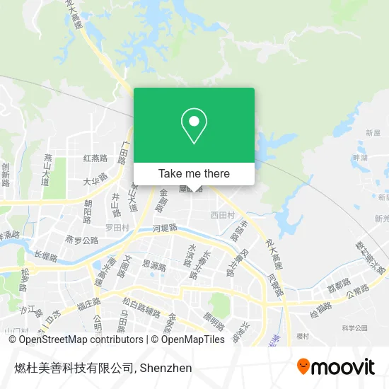 燃杜美善科技有限公司 map
