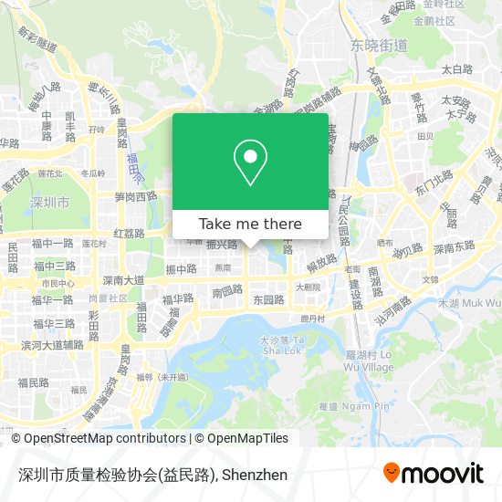 深圳市质量检验协会(益民路) map