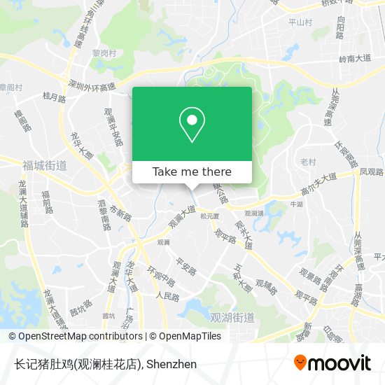 长记猪肚鸡(观澜桂花店) map