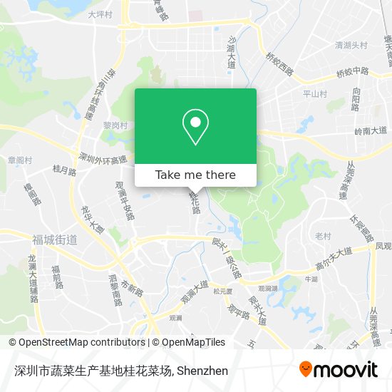 深圳市蔬菜生产基地桂花菜场 map