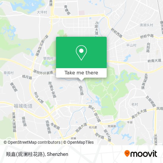 顺鑫(观澜桂花路) map