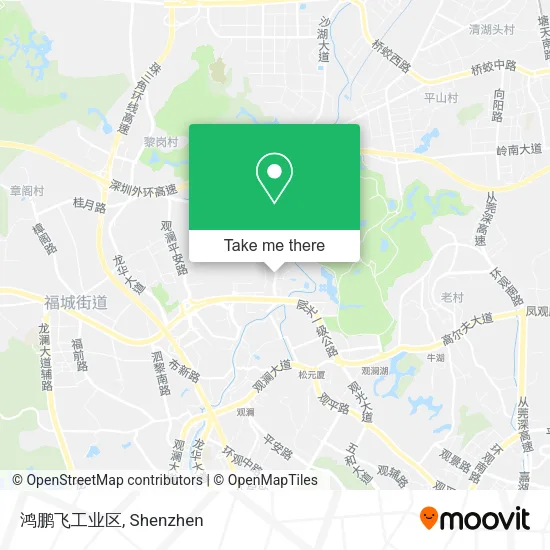 鸿鹏飞工业区 map