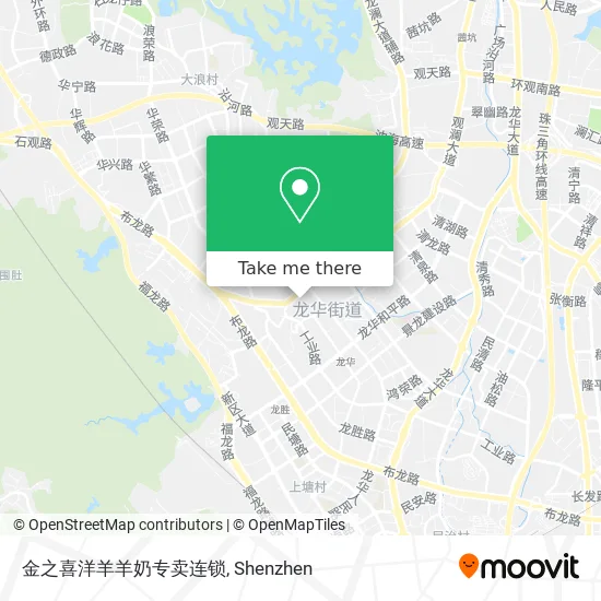 金之喜洋羊羊奶专卖连锁 map