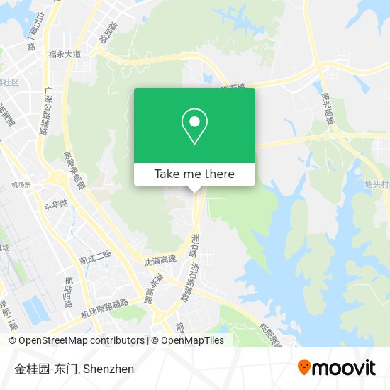 金桂园-东门 map