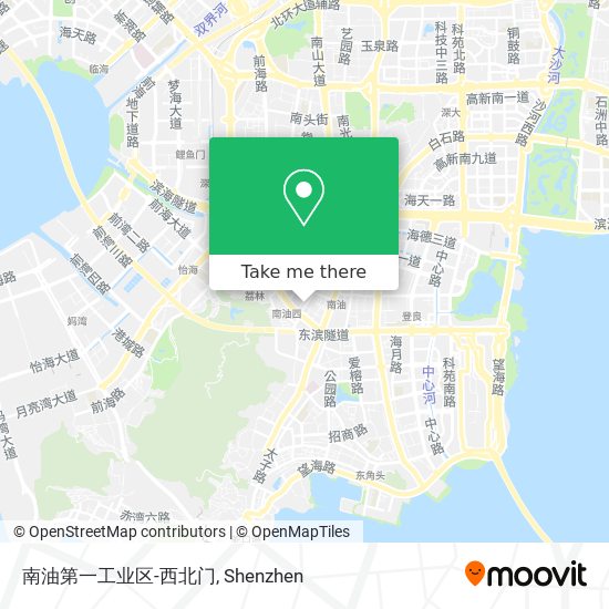 南油第一工业区-西北门 map