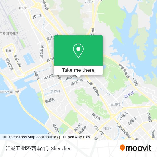 汇潮工业区-西南2门 map