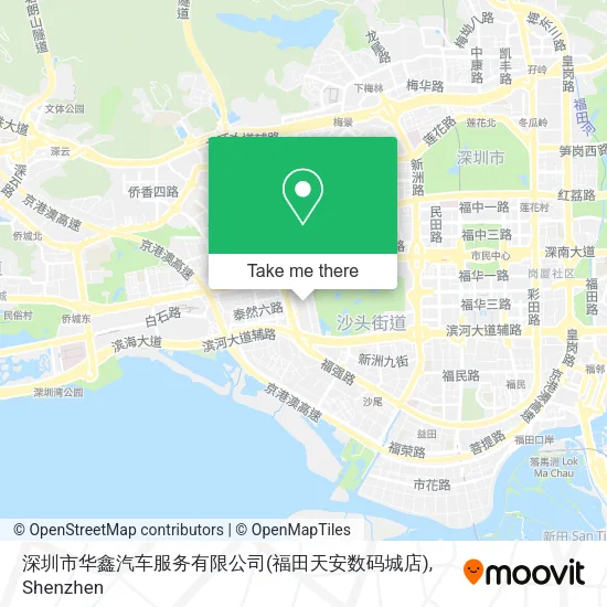 深圳市华鑫汽车服务有限公司(福田天安数码城店) map