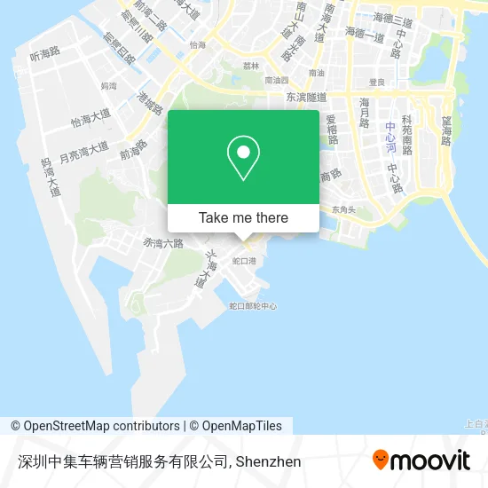 深圳中集车辆营销服务有限公司 map