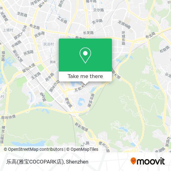 乐高(雅宝COCOPARK店) map