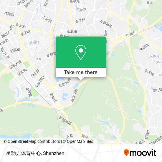星动力体育中心 map