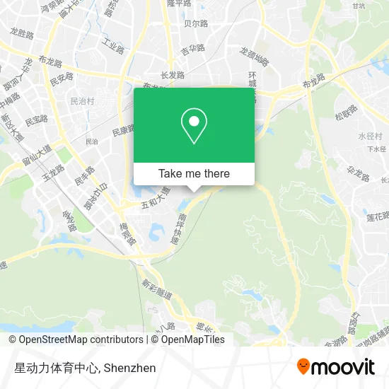 星动力体育中心 map