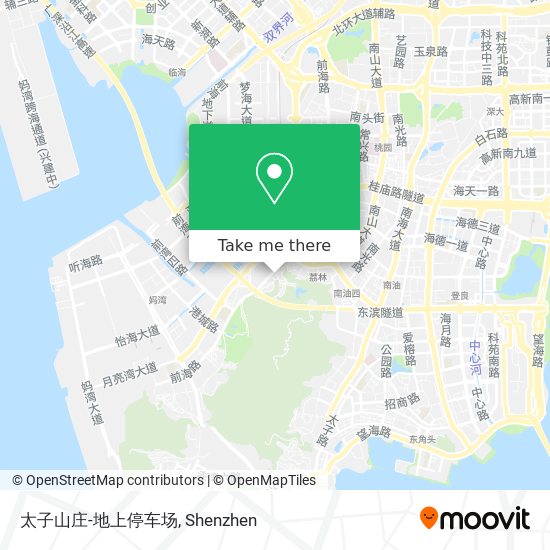 太子山庄-地上停车场 map