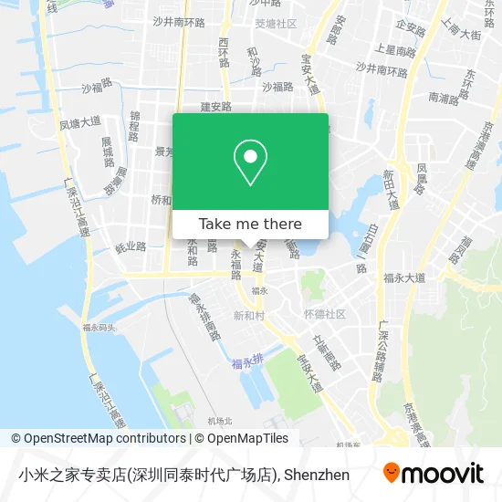 小米之家专卖店(深圳同泰时代广场店) map