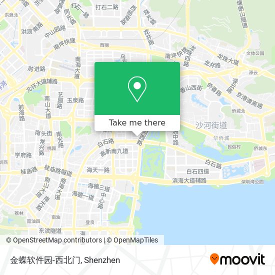 金蝶软件园-西北门 map