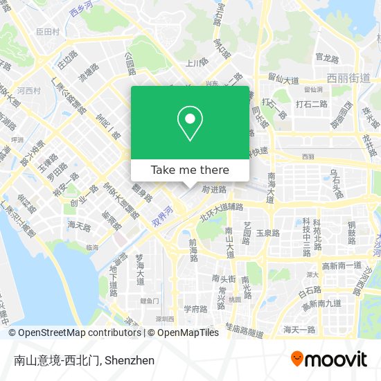 南山意境-西北门 map