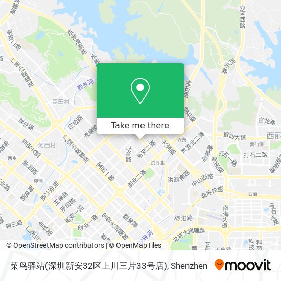 菜鸟驿站(深圳新安32区上川三片33号店) map