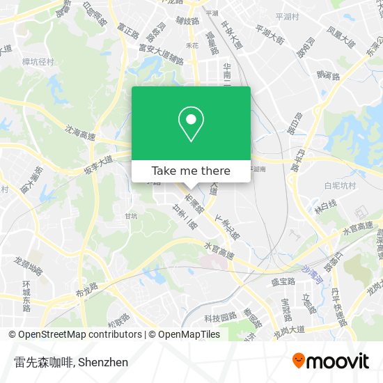 雷先森咖啡 map