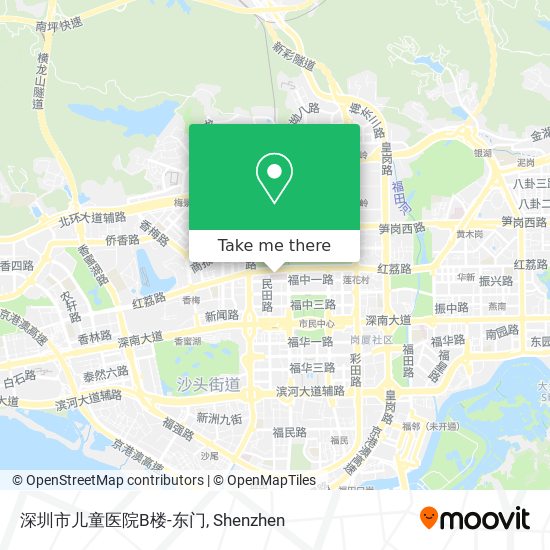 深圳市儿童医院B楼-东门 map