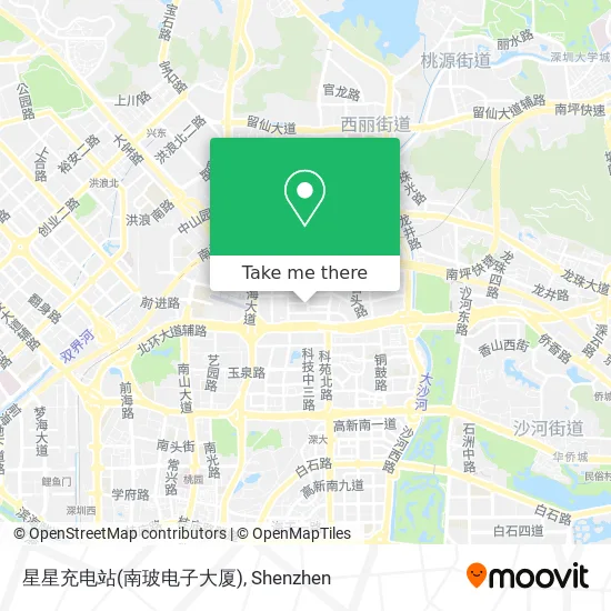 星星充电站(南玻电子大厦) map
