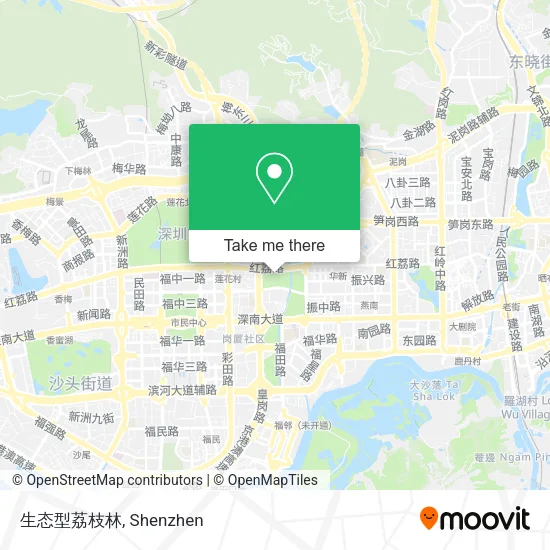 生态型荔枝林 map