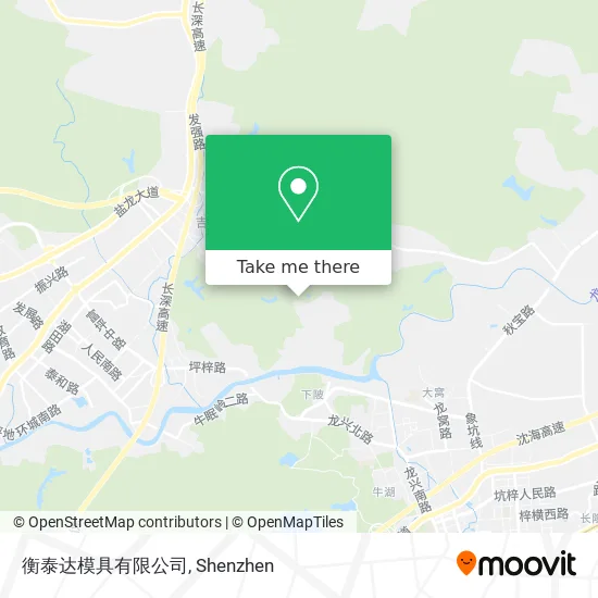 衡泰达模具有限公司 map
