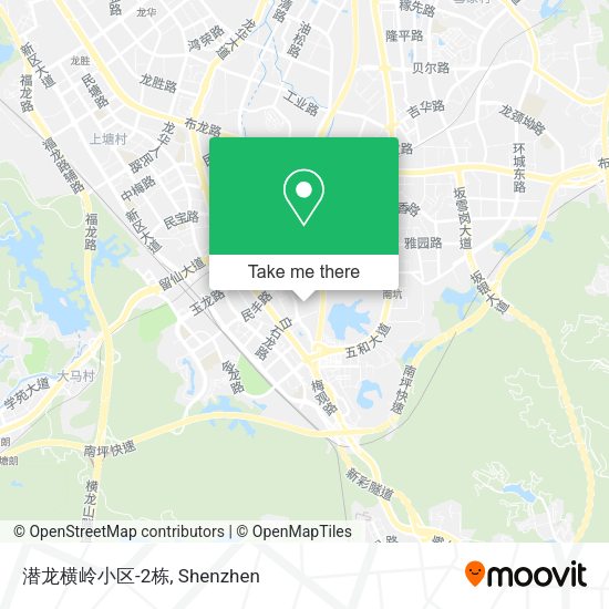 潜龙横岭小区-2栋 map