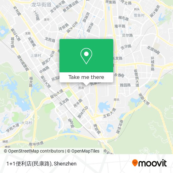 1+1便利店(民康路) map