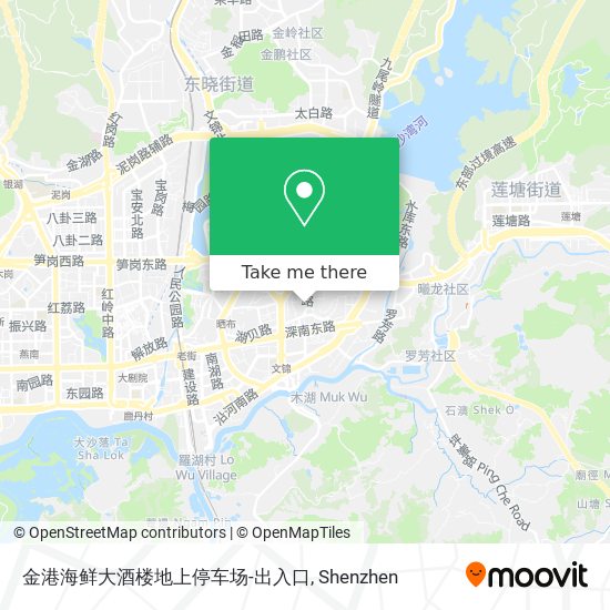 金港海鲜大酒楼地上停车场-出入口 map