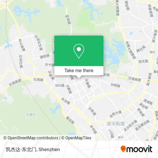 凯杰达-东北门 map
