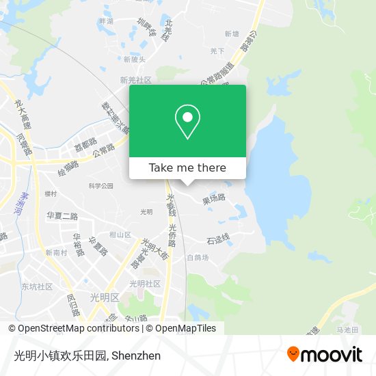 光明小镇欢乐田园 map
