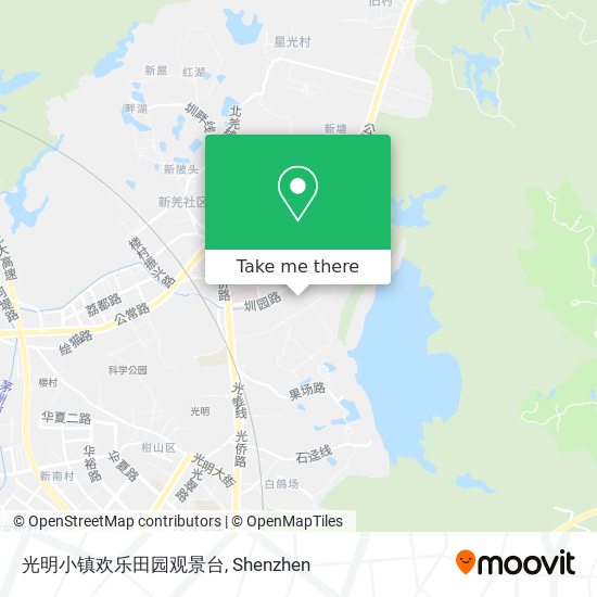 光明小镇欢乐田园观景台 map