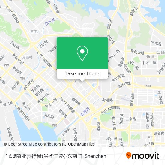 冠城商业步行街(兴华二路)-东南门 map
