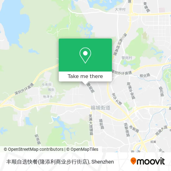 丰顺自选快餐(隆添利商业步行街店) map