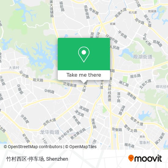 竹村西区-停车场 map