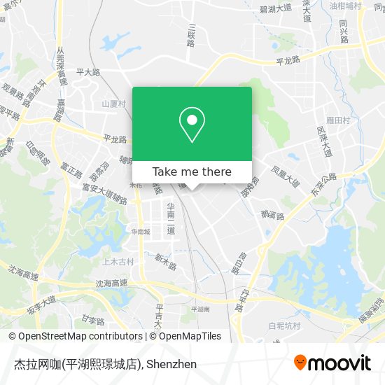 杰拉网咖(平湖熙璟城店) map