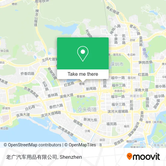 老广汽车用品有限公司 map