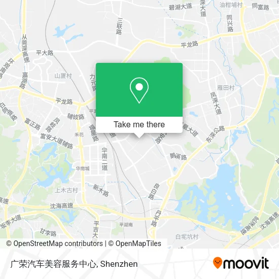 广荣汽车美容服务中心 map