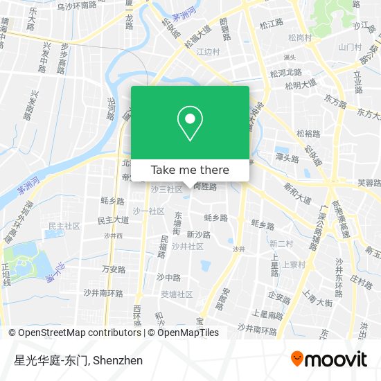 星光华庭-东门 map