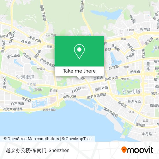 越众办公楼-东南门 map