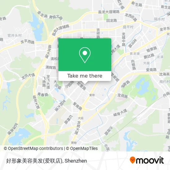 好形象美容美发(爱联店) map