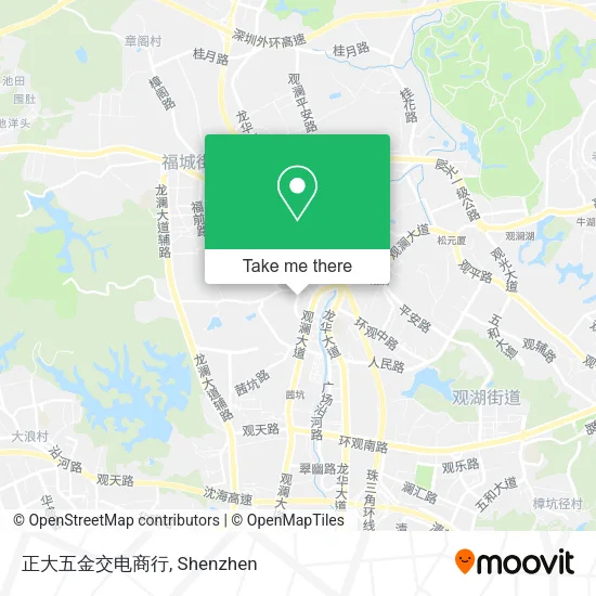 正大五金交电商行 map