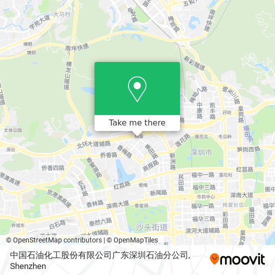 中国石油化工股份有限公司广东深圳石油分公司 map