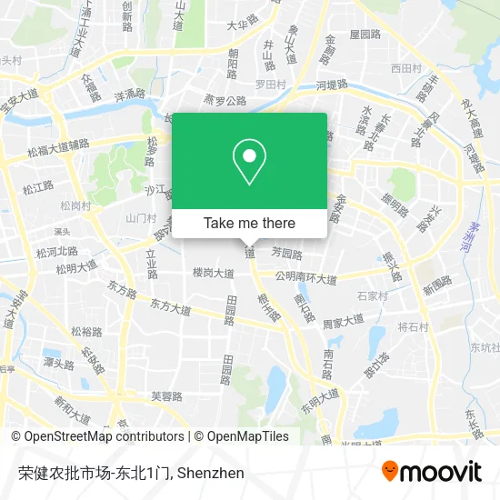 荣健农批市场-东北1门 map