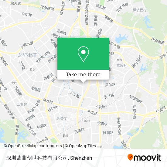 深圳蓝曲创世科技有限公司 map