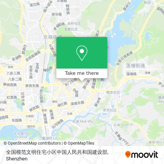 全国模范文明住宅小区中国人民共和国建设部 map
