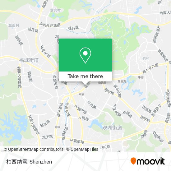 柏西纳雪 map