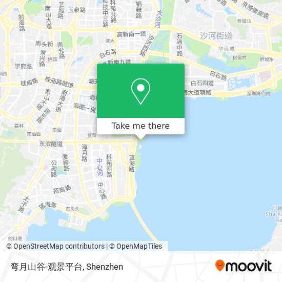 弯月山谷-观景平台 map