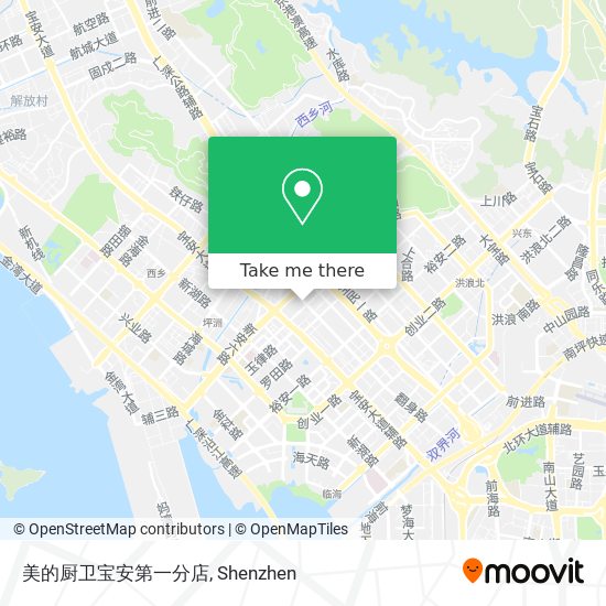 美的厨卫宝安第一分店 map