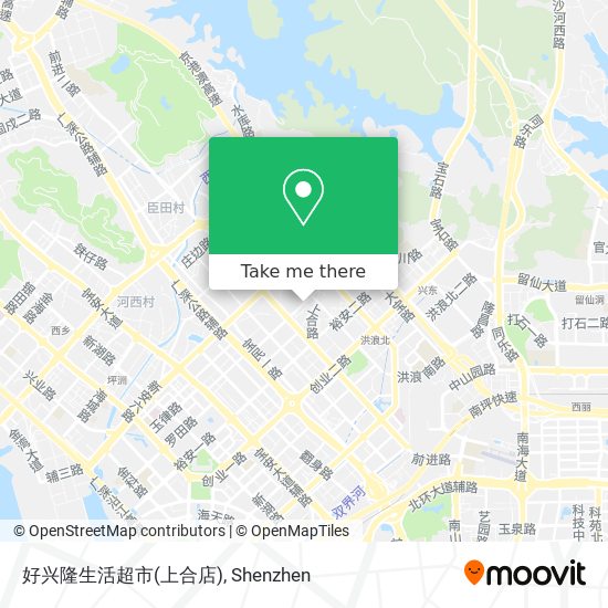 好兴隆生活超市(上合店) map