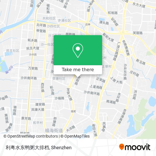 利粤水东鸭粥大排档 map